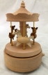 wood musical carousels