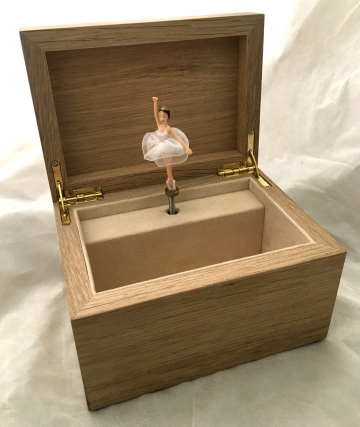 Oak Wood Music Box