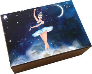 Oak Wood Picture Music Boxes