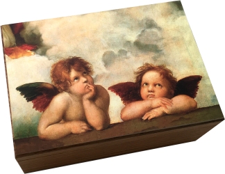 Oak Wood Picture Music Boxes